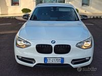 Usata BMW 118 Sport Line 140 CV (102 kW) 2013 Bianco Utilitaria