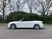 Usata Audi A5 Cabriolet S-Line 177 CV (130 kW) 2013 Bianco Cabrio