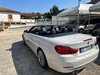 Usata BMW 420 Cabriolet Luxury Line 258 CV (189 kW) 2017 Bianco Cabrio