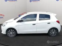 Usata Mitsubishi Space Star Intense 71 CV (52 kW) 2015 Bianco Utilitaria