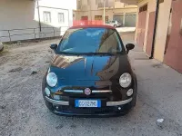 Usata Fiat 500 75 CV (55 kW) 2010 Nero Cabrio