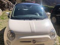 Usata Fiat 500 75 CV (55 kW) 2009 Bianco Cabrio