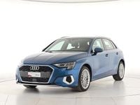 Usata Audi A3 Advanced 116 CV (85 kW) 2021 Blu/azzurro Berlina
