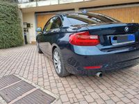Usata BMW 218 Luxury Line 136 CV (100 kW) 2015 Blu/azzurro Coupé