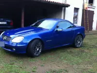Usata Mercedes SLK200 163 CV (119 kW) 2000 Blu Cabrio