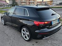 Usata Audi A3 Advanced 150 CV (110 kW) 2021 Nero Berlina