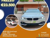 Usata BMW 420 Comfort Edition 190 CV (139 kW) 2017 Bianco Coupé