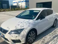 Usata Seat Leon 105 CV (77 kW) 2017 Bianco Berlina