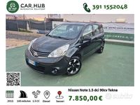 Usata Nissan Note Tekna 90 CV (66 kW) 2013 Nero Monovolume