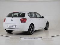Usata BMW 118 Sport Line 150 CV (110 kW) 2015 Bianco Utilitaria
