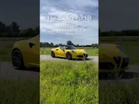 Usata Alfa Romeo 4C Spider 241 CV (177 kW) 2018 Giallo Cabrio