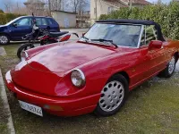 Usata Alfa Romeo Spider 122 CV (89 kW) 1991 Rosso Cabrio