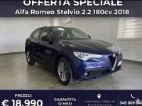 Usata Alfa Romeo Stelvio Executive 179 CV (131 kW) 2018 Blu/azzurro SUV