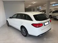 Usata Mercedes C200 136 CV (100 kW) 2017 Bianco Station wagon