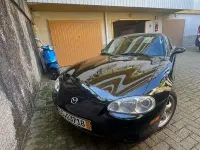 Usata Mazda MX5 116 CV (85 kW) 2002 Nero Cabrio