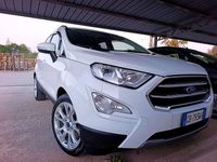 Usata Ford Ecosport Titanium S 95 CV (69 kW) 2020 Bianco SUV
