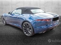 Usata Jaguar F-Type R-Dynamic 300 CV (220 kW) 2021 Blu/azzurro Cabrio