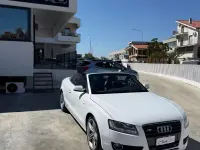 Usata Audi A5 Cabriolet Ambiente 190 CV (139 kW) 2010 Bianco Cabrio