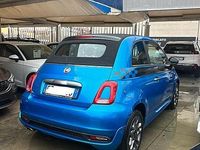 Usata Fiat 500 51 CV (37 kW) 2019 Blu Cabrio