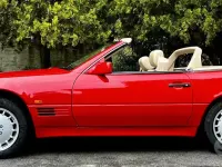 Usata Mercedes SL300 231 CV (169 kW) 1993 Rosso Cabrio