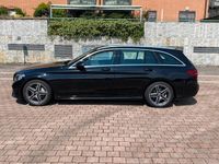 Usata Mercedes C220 AMG line 170 CV (125 kW) 2018 Nero Station wagon