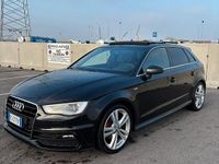 Usata Audi A3 S-Line 150 CV (110 kW) 2015 Nero Berlina