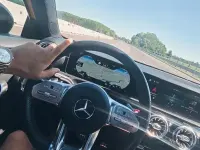 Usata Mercedes A250 AMG line 224 CV (164 kW) 2021 Giallo Berlina