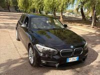 Usata BMW 120 Sport Line 190 CV (139 kW) 2016 Nero Utilitaria