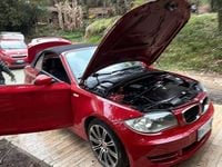 Usata BMW 118 Cabriolet Efficient Dynamics 143 CV (105 kW) 2009 Rosso Cabrio