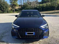 Usata Audi A3 S-Line 150 CV (110 kW) 2020 Blu/azzurro Berlina
