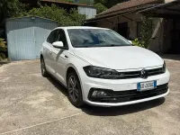Usata VW Polo R-line 90 CV (66 kW) 2021 Bianco Utilitaria