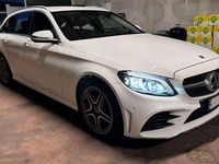 Usata Mercedes C220 Premium 194 CV (142 kW) 2019 Bianco Station wagon