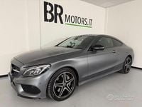 Usata Mercedes C250 Premium Plus 204 CV (150 kW) 2017 Grigio Coupé
