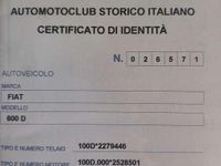 Usata Fiat 600D 29 CV (21 kW) 1967 Bianco Berlina