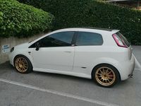 Usata Fiat Grande Punto Abarth 75 CV (55 kW) 2014 Bianco Utilitaria