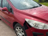 Usata Peugeot 308 120 CV (88 kW) 2009 Rosso Berlina