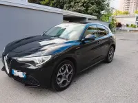 Brugt Alfa Romeo Stelvio 190 HK (139 kW) 2021 Sort SUV