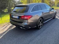 Usata Mercedes C180 AMG 122 CV (89 kW) 2019 Grigio Station wagon