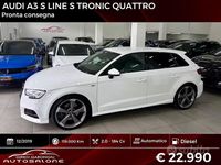 Usata Audi A3 Ambiente 184 CV (135 kW) 2019 Bianco Berlina