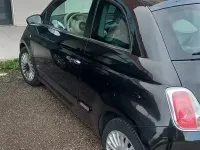 Usata Fiat 500 Pop 69 CV (50 kW) 2009 Nero Cabrio