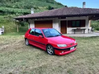 Usata Peugeot 306 GTi 163 CV (119 kW) 1997 Rosso Berlina