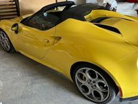 usata Alfa Romeo 4C Spider Giallo Prototipo Akrapovic