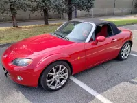 Usata Mazda MX5 Edition 160 CV (117 kW) 2006 Rosso Cabrio