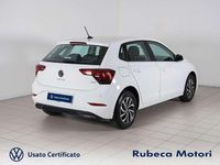 Usata VW Polo Life 90 CV (66 kW) 2024 Bianco Berlina