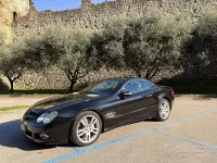 Usata Mercedes SL350 272 CV (200 kW) 2008 Nero Cabrio