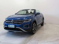 Usata VW T-Roc Cabriolet Style 110 CV (80 kW) 2023 Blu scuro Cabrio