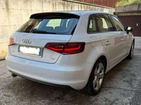 Usata Audi A3 Ambition 105 CV (77 kW) 2013 Bianco Berlina