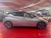Usata Nissan Micra Tekna 90 CV (66 kW) 2018 Grigio Utilitaria