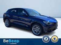 Usata Alfa Romeo Stelvio Executive 210 CV (154 kW) 2018 Blu metallizzato SUV