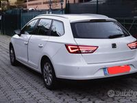 Usata Seat Leon ST Business 105 CV (77 kW) 2014 Bianco Station wagon